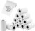 QWORK® 12 Rolls Thermal Paper Self-Adhesive 53 mm x 3.6 m – Mini Printer Rolls for Photos, Notes & DIY Journaling, Compatible with Phomemo M02, T02, M02S, White Sticker Paper