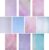100 Sheets DIN A4 Watercolour Writing Paper with 10 Designs, Printed on Both Sides, Printer Paper