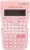 Scientific Calculator, 12-Digit Office Calculator with 240 Functions, Multifunctional Student Calculator with Large Display and Sliding Hard Cover (Rose)