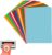 48 Sheets Neon Coloured Paper for Labels, Self-Adhesive Stickers, A4, 210 x 297 mm (Random Color)