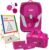 Pretty Pink Cat Scout Sunny II with Funny Snaps® School Bag Set 5 Pieces Free Writing Board, pink, vintage