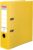 Herlitz Q.File Folder for A4 Documents, 8 cm Spine, Reversible Sign, 2-Ring Mechanism with Push Strip, Durable PP Film Coated Fittings, Yellow