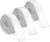 Nogeqi 3 Rolls Thermal Labels White 14 x 30 mm for Phomemo D30/D32/D35/Q30/Q30S/Q31 Self-Adhesive Thermal Label Tape for Home Office School (180 Labels/Roll)