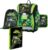 Premium School Set 4 Pieces: Ergonomic School Backpack, Sports Bag & Pencil Case with A4 Document Box Ideal for 1st & 2nd Class, Tractor