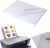 Set of 25 A4 transparent paper, printable, printable adhesive film, transparent film for laser and inkjet printer, self-adhesive film, ideal for printing posters, photos and more