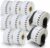 BETCKEY – 10 Rolls of DK-22225 Continuous Labels (Paper) Compatible with Brother, 38 mm x 30.48 m, 10 Labels for Brother QL Label Printers (2 Reusable Label Holders)