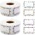 Pack of 1000 Jam Labels Paper 5 x 3 cm Jars Spice Jars