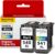 Economink PG-540XL CL-541XL Multipack Remanufactured Printer Cartridges Compatible with Canon 540 541 XL for Pixma MG4250, TS5150, MG3650, MG3550, MX475 (1 Black, 1 Colour)