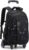 School Backpack Trolley for Boys Men Backpack with Wheels School Bag Boys Teenagers Waterproof Casual Daypack 16 Inch Large Children’s Backpack for School Leisure & Travel Black