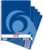 Herlitz 306423 Spiral-Bound A4 Notepad, 80 Sheets, Left and Right Margins, Pack of 5