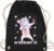 Shirtracer – Party & Alcohol Women’s – Es eskaliert eh Unicorn with Wine Glass White – Gym Bag and Cloth Bag Made of Cotton