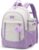 LOVEVOOK Women’s Backpack, Laptop School Backpack, Waterproof, Daypacks, Work Bag, School Bag, Travel Backpack, Work Bag, Daypack, Elegant for University, Travel, Office, Y-beige light purple, 15.6