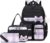 School Bag Girls Set, School Backpack Girls 3 Pieces with Lunch Bag Pencil Case, School Bag for Girls 3rd to 5th Grade, Cute Casual Children’s Backpack, black, Backpack Backpacks