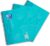Oxford Touch A4 Lined Notepad with Double Margin 80 Sheets Aqua Pack of 3