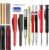 flintronic Deep Hole Marker Pencil Set, Set of 14 Carpenter’s Pencils with 40 Leads, Construction Site Pencil, Carpenter’s Pencil with Case, Robust Construction Pencil for Architects