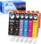 GoToners XXL Printer Cartridges Compatible with Canon PGI-580 CLI-581 Cartridges for Pixma TS8150 TS8151 TS8152 TS8250 TS8251 TS8252 TS8350 TS8351 TS8352 TS9150 TS9155 (Pack of 6) CLI-581 XXL PB)