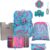 DerDieDas ErgoFlex Superlight School Bag Set 5 Pieces Happy Pixel