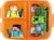 Minecraft Children’s Lunch Box with 3 Compartments, Plastic Lunch Box with Clip Fasteners, Lunch Box for Nursery, School and Leisure