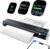 Phomemo M08D Touchscreen Mobile Printer, Bluetooth Thermal Printer A4, Bills, Travel Printer, Mini Portable Printer Compatible with Phone, Monochrome Thermal Paper Only (M08F Upgrade)