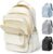 Lendolk School Backpack Large Teenager Girls Boys Plain Backpack Men Women with Laptop Compartment Waterproof School Backpack with Many Compartments School Bags