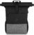 Laptop Backpack for 17 Inches, Rolltop Backpack Men Women, Laptop Bag for School, Study, Travel, School Backpack (Black-Grey-26L)