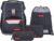 Step by Step Basis School Bag Set „Anthracite Triangles“, 4 Pieces, Grey, Ergonomic Satchel with Reflectors, Hip and Chest Strap, for Children from 1st Grade, 20 Litres, Anthracite Traingles, School