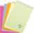 Clairefontaine 328645C Spiral Pad A5 Assorted Colours Squares 90 g 80 Sheets