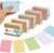 Koogel Index Cards, A8 Lined, Pack of 500 Lined Index Cards in Practical Learning Box for Learning on the Go