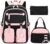 Tanou School Backpack Girls Teenagers 3-Piece Casual School Bag for Girls with Lunch Bag Pencil Case Stylish Multiple Compartments Children’s School Bag Casual Daypack