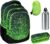 Familando Neoxx School Backpack 4-Piece Set with Pencil Case, Water Bottle and Rain Cover Backpack for School Ergonomic School Bag School Bag 5th to 12th Class, Pixels/Black Green, School backpack set