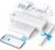 Bisofice D82 Mobile Printer A4 for On the Go Thermal Printer A4 – Portable Printer Compatible with Android and iOS, Portable Printer for Mobile Phone, Laptop, Grey