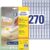 Avery Zweckform L4730REV-25 Universal Labels 17.8 x 10 mm 25 Sheets / 6750 Labels/White