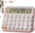 Cute Calculator School, 12-Digit Extra Large 5 Inch LCD Display, Battery Desk Calculator, Large Office Buttons, Easy to Press, 15° Tilting Screen for Calculators Children (Pink)