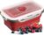 Westmark Foldable Food Storage Container – Practical Lunch Box Ideal for Work and Travel or for Storing Sausage and Cheese, Dishwasher Safe, Square, BPA-Free – 600 ml