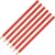 Faber-Castell 205069 Colour Grip Colouring Pencils, Morning Red, Pack of 6, Shatterproof, Colouring Pencils for Adults and Children