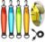 Pack of 4 LED Flashing Light School Bags – Rechargeable Backpack Lights, 3 Light Modes, USB Charging, Waterproof Reflector Pendant, Children’s Safety Light for Running, Jogging, Hiking