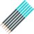 Faber-Castell 205084 Grip 2001 Two Tone Pencil Set of 6 for Children and Adults