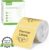 Thermal Labels for Nelko PM220 Label Printers – 2 Inch (50 mm) Round, Waterproof, Multipurpose, 1 Roll of 150 Self-Adhesive Thermal Paper Labels (Yellow)