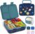 Children’s Lunch Box, Planet Bento Box Leak-proof with Multi Compartments – Lunch Box for Nursery and School Snack Box for Boys Girls Children (Dark Blue Planet)