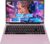 NIMO Rose Gold Laptop 15.6 Inch Full HD: 16GB RAM, 1TB SSD, Intel N100, WiFi Connectivity, USB-C 65W, Fingerprint, Illuminated Keyboard, Lightweight Computer for Work & Study
