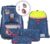 Step by Step Giant Horse Lima School Bag Set, Blue, Ergonomic Satchel with Reflectors, Height Adjustable with Hip and Chest Strap, for Girls from 1st Grade, 23 Litres