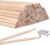 Set of 80 Pencils, 18 x 0.7 cm, Hexagonal Pencils, Short, Natural Wood, Pencil HB, Unpainted Wooden Pencils, for Children, Students, Teachers, Office, School Material, Drawing, Writing
