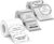 NIIMBOT Labels Waterproof Self-Adhesive Label Tape for B1 B1Pro B2 B2Pro B21 B21Pro B31 B3S K3 Label Printer, 50 x 30 mm White, 40 x 30 mm Transparent, 50 x 50 mm Transparent Round