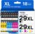 Paeolos 29XL Multipack for Epson 29 XL Printer Cartridges for Epson XP 352 Ink Cartridges for XP 342 XP-442 XP-235 XP-432 XP-332 XP-245 XP-345 XP-445 XP-455 XP-435 XP-335 XP-247 XP-255 XP-45 2, 18er pack