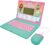 Lexibook JC598GDHi3 Gabby’s Dollhouse, Bilingual German/English Learning Computer, 124 Activities in Language, Writing, maths, Logic, Music and Gaming, Pink/Blue