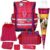 Violet Horse McNeill Ergo Light Pure School Bag Set 7 Pieces with Sports Bag and School Bag, Violet
