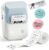 NIIMBOT B1 Label Printer with 1 Roll Starter Tape, Bluetooth Self-Adhesive Labeler, Labelling Device, Print Size 20-50 mm, Compatible with iOS and Android for Home, Office (Light Blue)