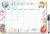 Timetable School Magnetic Wipe Clean for Fridge Whiteboard, Colourful Unisex Weekly Planner Girls Boys Gift for School Child Primary School (Magnetic Timetable Including Pen)