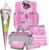 Beauty Horse McNeill MAC 2 with McAddy School Bag Set 7 Pieces with Keyring, Sports Bag and School Bag, pink