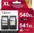 PG-540XL CL-541XL Printer Cartridges Compatible with Canon Printer Cartridges 540XL 541XL PG-540 Black CL-541 for Canon Pixma TS5150 TS5151 MG3650 MG3550 MX535 MG3150 MG3250 MG4250 (Black, Colour)